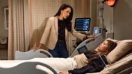 Li watched over a comatose Luna on The Bold and the Beautiful | Image: CBS